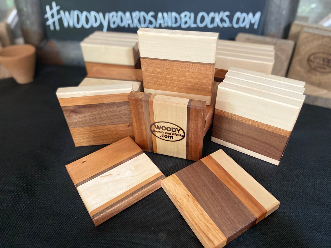 Mixed Wood Coasters